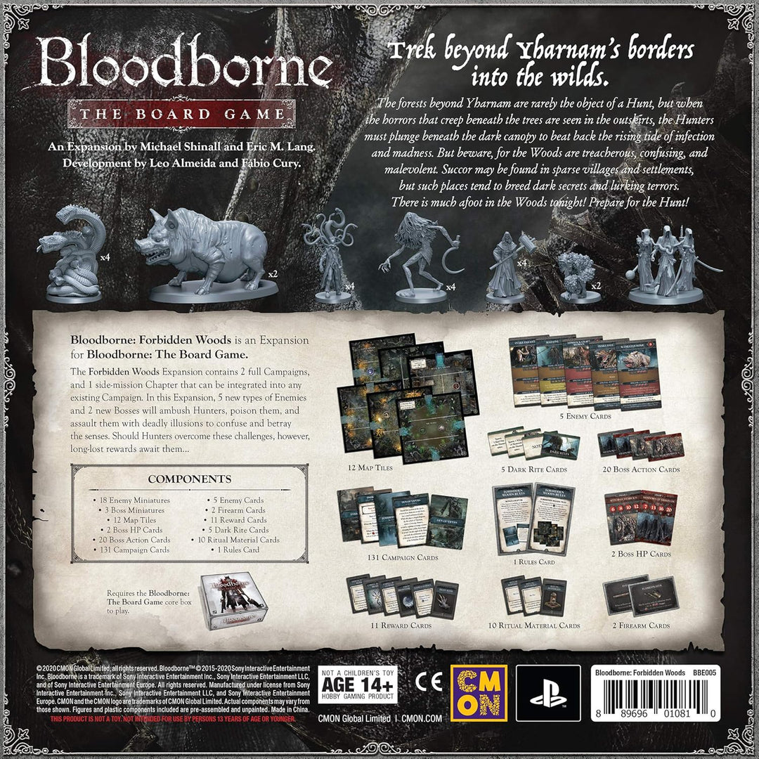 Cool Mini or Not - Bloodborne: The Board Game: Forbidden Woods - Erweiterung Bloodborne: Das Brettsp
