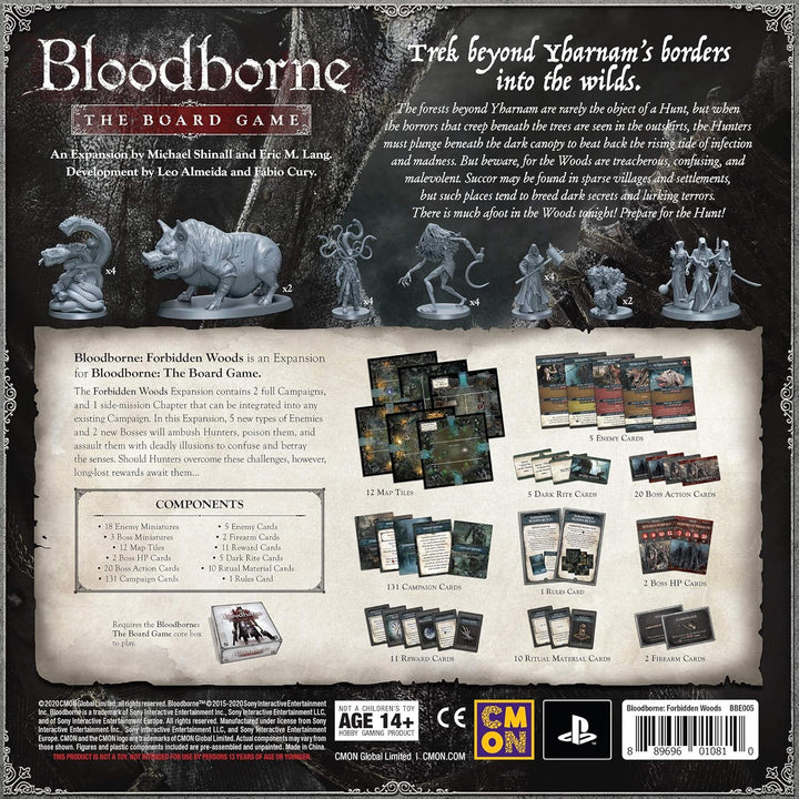 Cool Mini or Not - Bloodborne: The Board Game: Forbidden Woods - Erweiterung Bloodborne: Das Brettsp