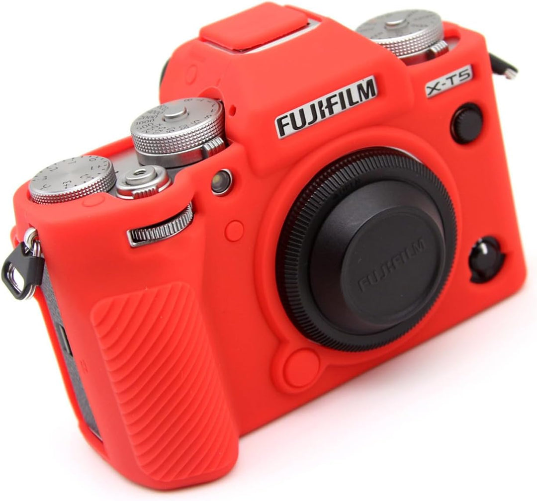 Rieibi Fuji XT5 X-T5 Hülle, Weiche Silikon Schutzhülle für Fujifilm XT5 X-T5 Kamera, Leichte Fuji X-