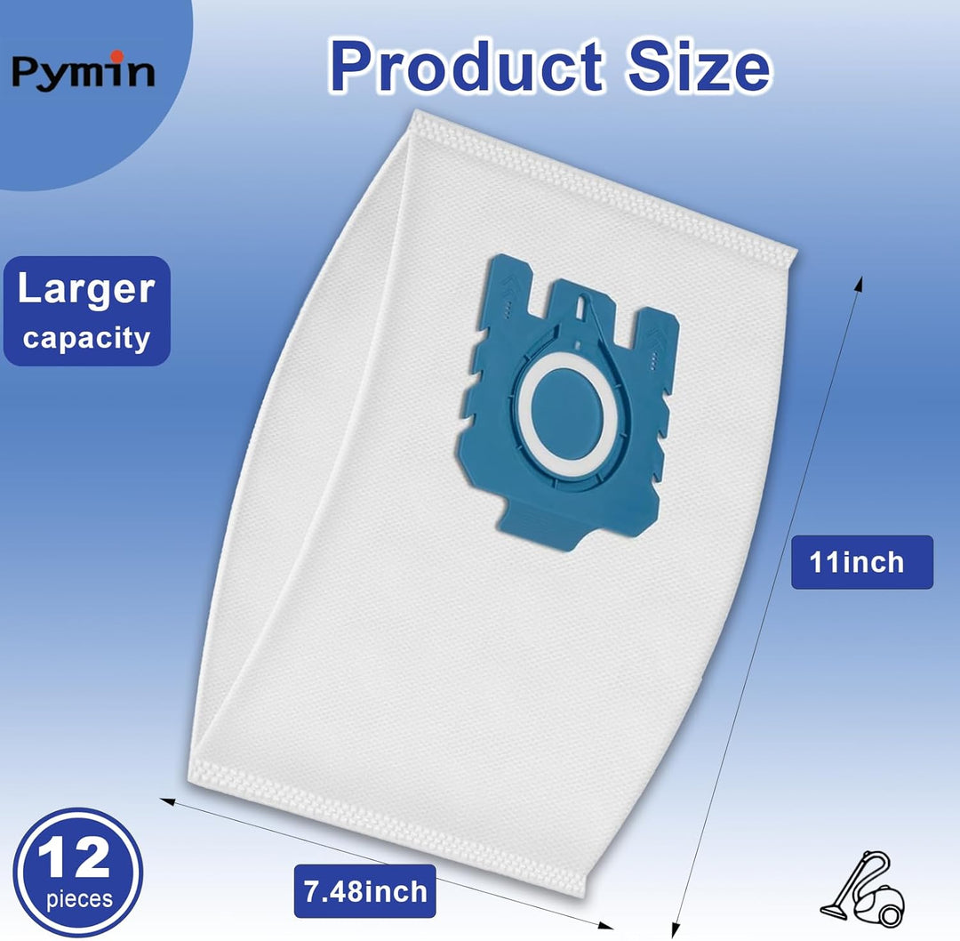 Pymin 8 Pack GN Staubbeutel Ersatz kompatibel mit Miele Staubsaugerbeutel Classic C1, Komplett C2 C3