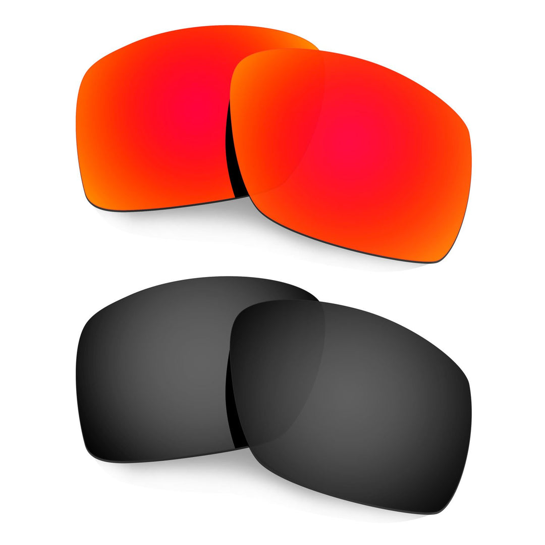 HKUCO Plus Mens Replacement Lenses For Oakley Big Taco - 2 pair