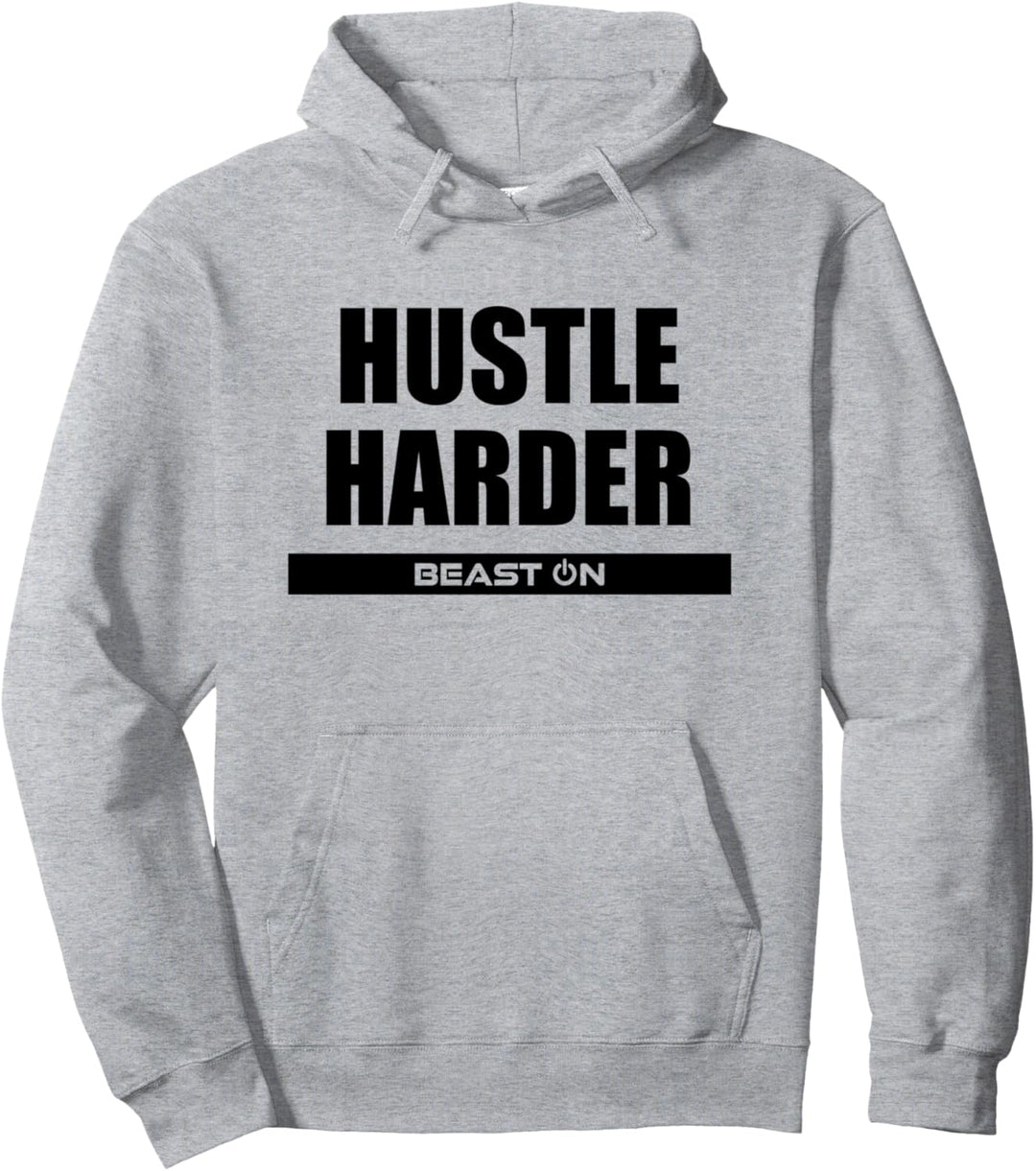 Hustle Harder Fitness Workout Gym Bodybuilding Motivation Pullover Hoodie