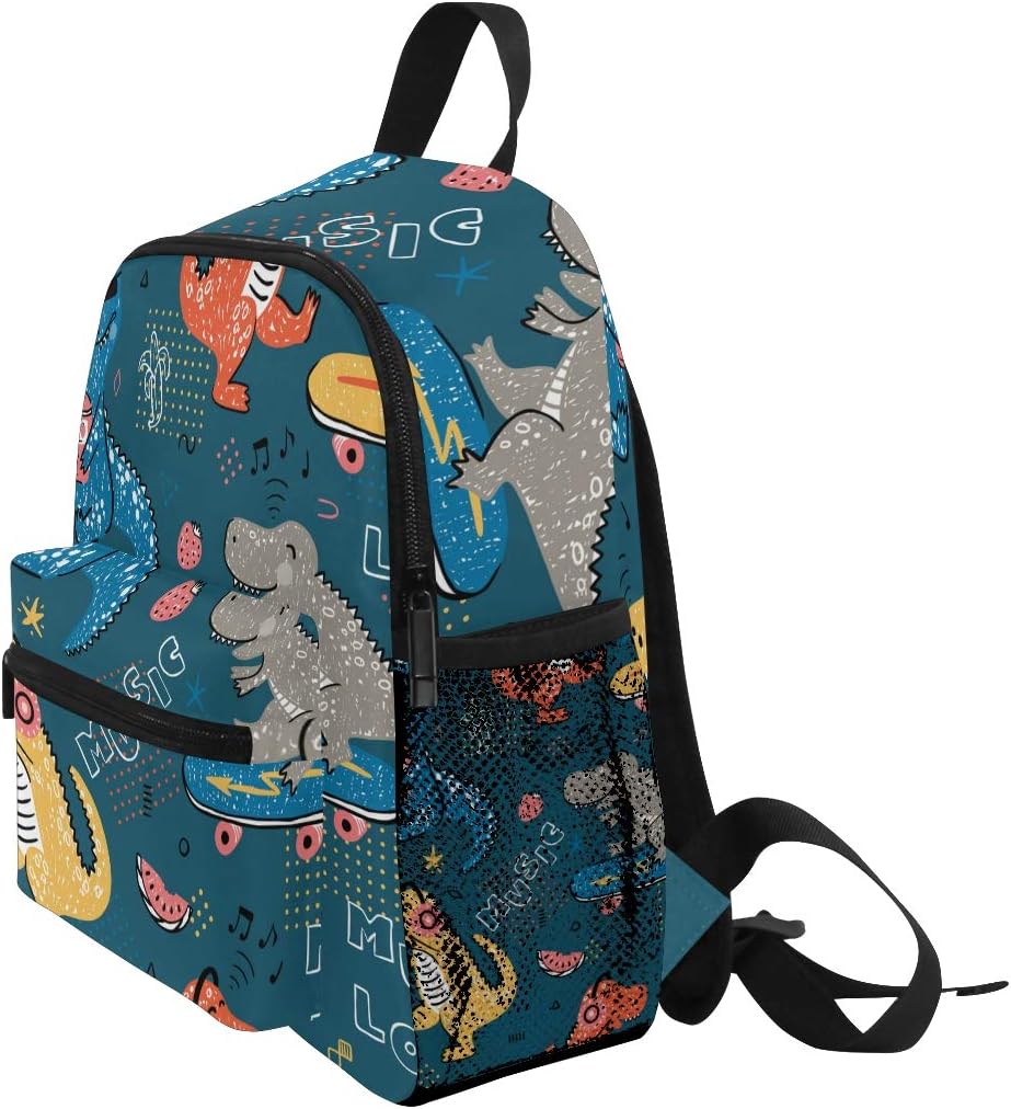 Kinderrucksack Süsse T-Rex Dinosaurier Kindergarten Vorschul Tasche für Kleinkinder Mädchen Jungen