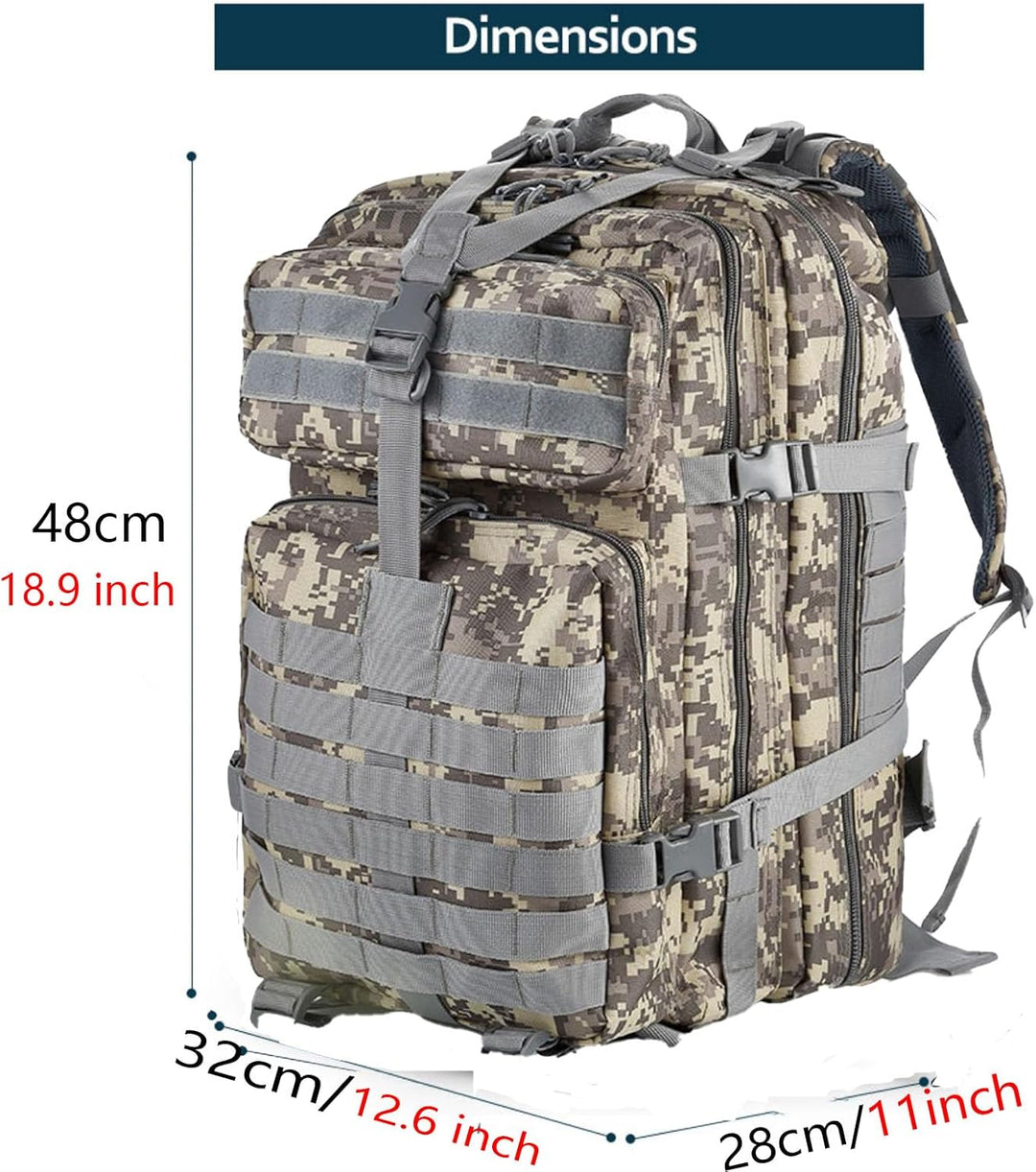 50L Strapazierfähiger Nylon Wasserdichter Angeln Jagdrucksack Outdoor Militär Rucksäcke Taktische Sp