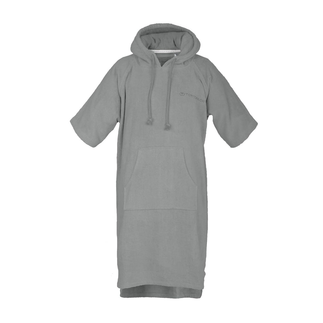 TOM TAILOR Surf Poncho für Damen und Herren, S-M, 100% Baumwolle/ Frottier, Badeponcho mit Kapuze, B