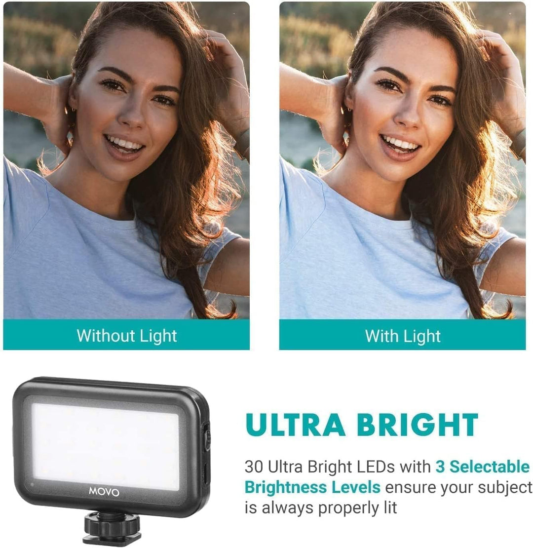 Movo iVlogger iPhone,Android Kompatibles Vlogging Kit mit Stativ in voller Grösse – Handy-Video-Kit