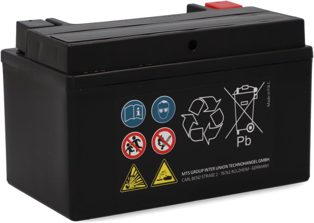 CARTEC Motorradbatterie YTX7A-BS, 6Ah, 90A, Gel Technologie Motorrad-Starter-Batterie, Erstausrüster
