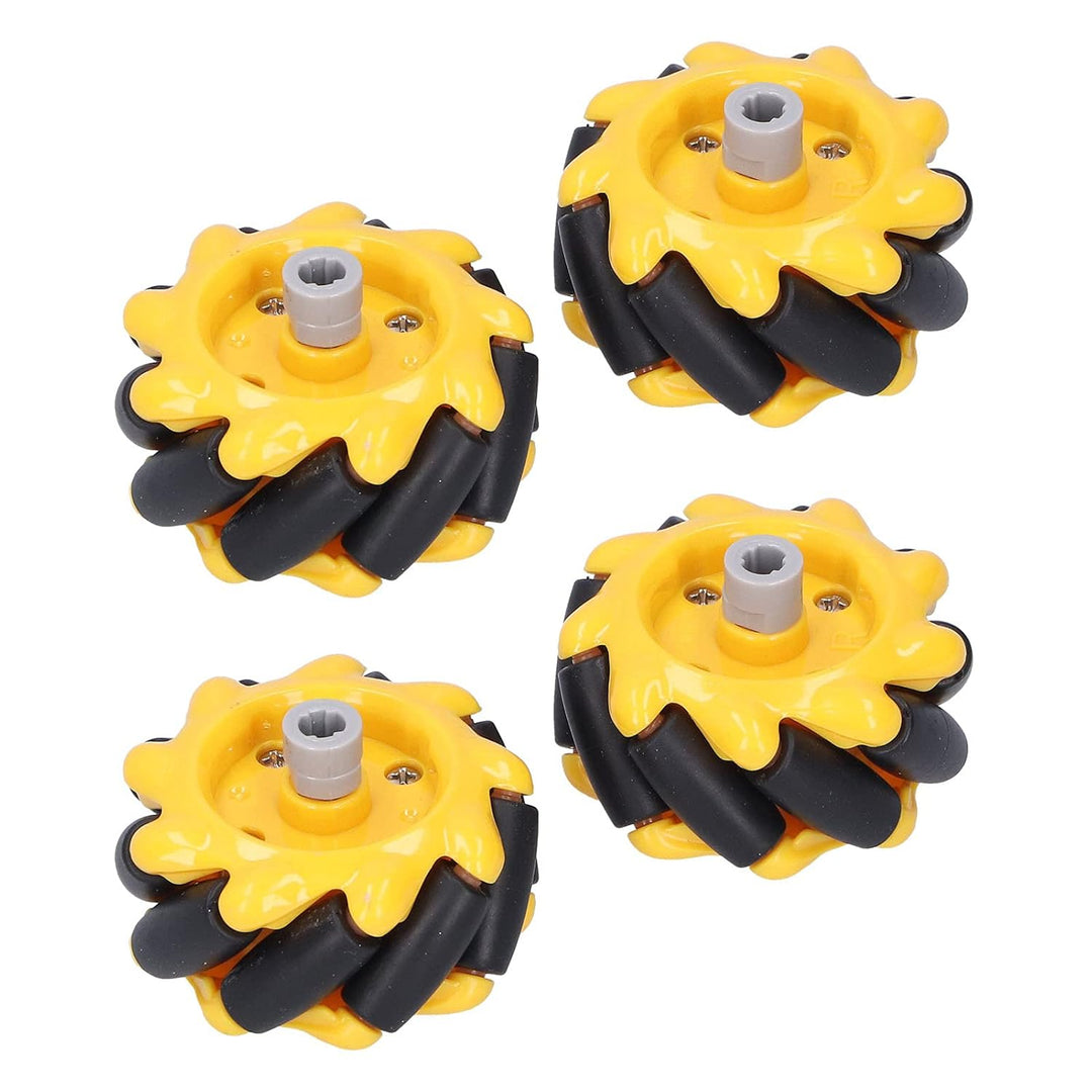 KIMISS Mecanum Wheel Smart, Teile Zubehör OmniDirectional Omnidirektionale Mecanum Roboterauto 8mm D
