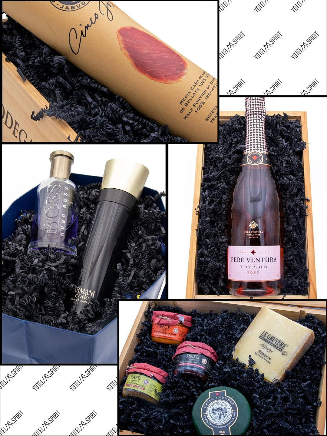 YOTEI SPIRIT® 500g Geschreddertes Schwarzes Papier für Geschenkbox – Füllmaterial für Pakete, Körbe,