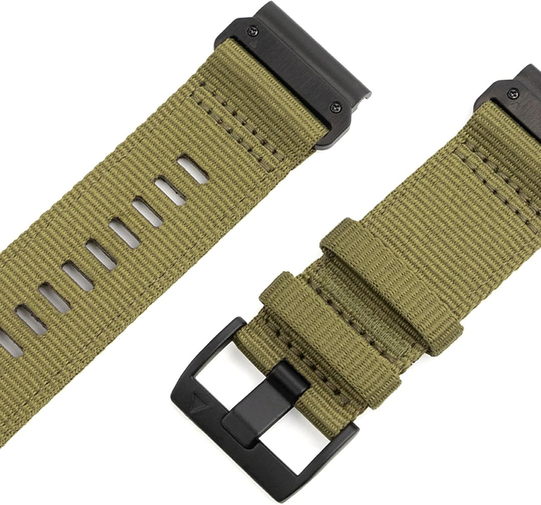 YOOSIDE Nylon Armband für Garmin Fenix 7 / Fenix 6 / Fenix 5 / epix Pro 47mm, Verbessert Quick Fit 2
