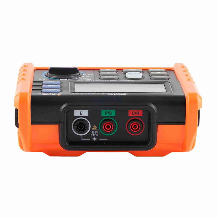 Digitaler Erdungswiderstandstester MS2302 Digitaler Erdungswiderstandstester 0~4K Ohm 100 Gruppen Da