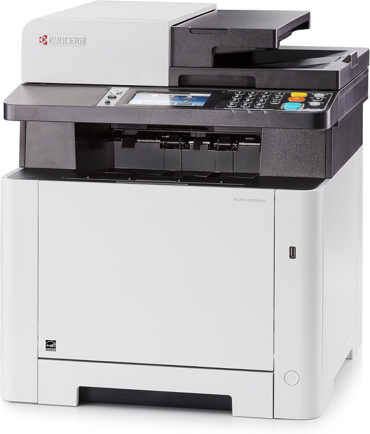 Kyocera Ecosys M5526cdn Farblaser Multifunktionsgerät: Drucker Scanner Kopierer, Faxgerät. Multifunk