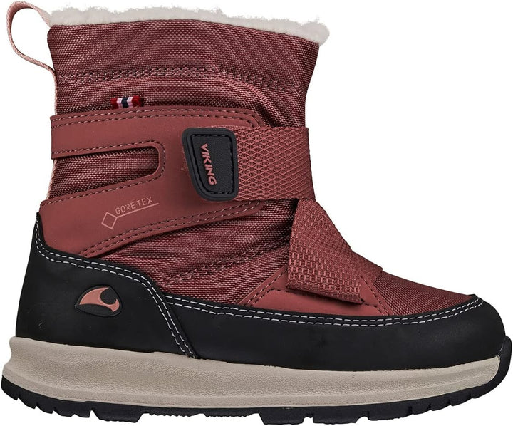 Viking Unisex Kinder Verglas Warm GTX 1v Schneestiefel 22 EU Peach Charcoal, 22 EU Peach Charcoal