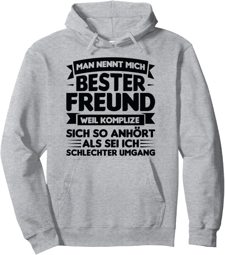 Bester Freund Freunde Freundschaft Pullover Hoodie