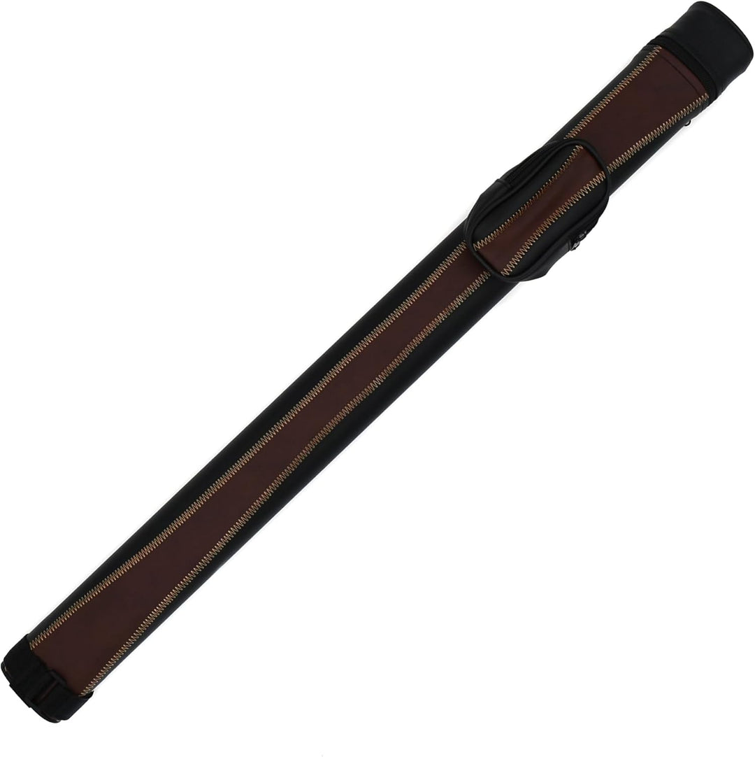 Billard Queue Set Komplettset Cobra Braun, 148cm Queue mit Köcher, Handschuh und Kreide