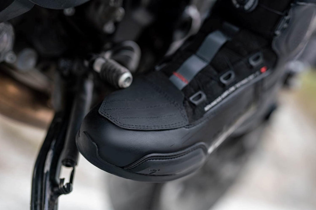 SHIMA EDGE, Motorradschuhe für Männer - Verstärkte Strassenreitschuhe mit ATOP-Verschlusssystem Vent
