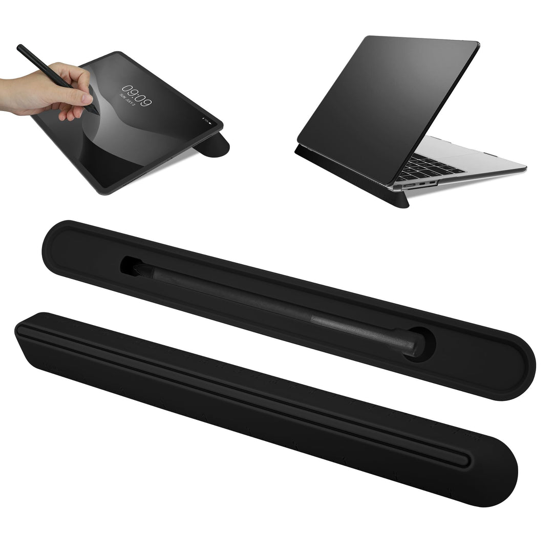 kwmobile Laptop Ständer für Laptop PC/Portable Monitor/Tablet - Mini Laptopständer mit Lineal &amp; Stif