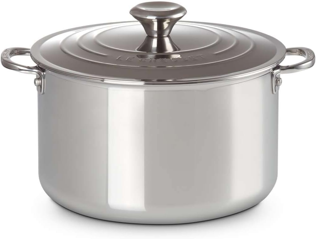Le Creuset Suppentopf aus 3-ply PLUS Edelstahl 24 cm, 96604824000000, 24 cm