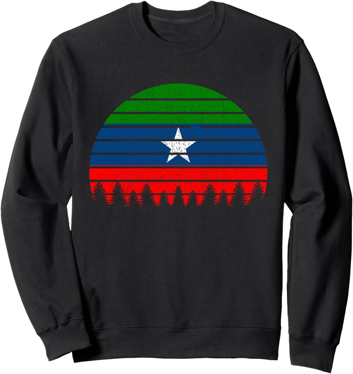 Retro Vintage Flag of Ogadenia Somali Ethiopia Gift Ogaden Sweatshirt