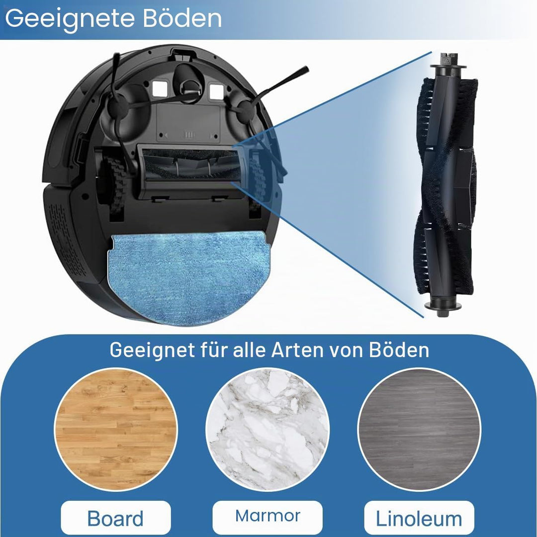Bürstenrollen Ersatzteile für Tikom G8000 / G8000 Pro, für Honiture G20 / G20 Pro, für Laresar Evol