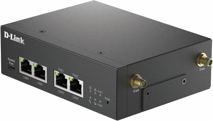 D-Link DWM-314-GP 5G M2M VPN PoE Router (Robuster Industrie 5G NR Router, Dual-SIM, IoT Gateway, Rem