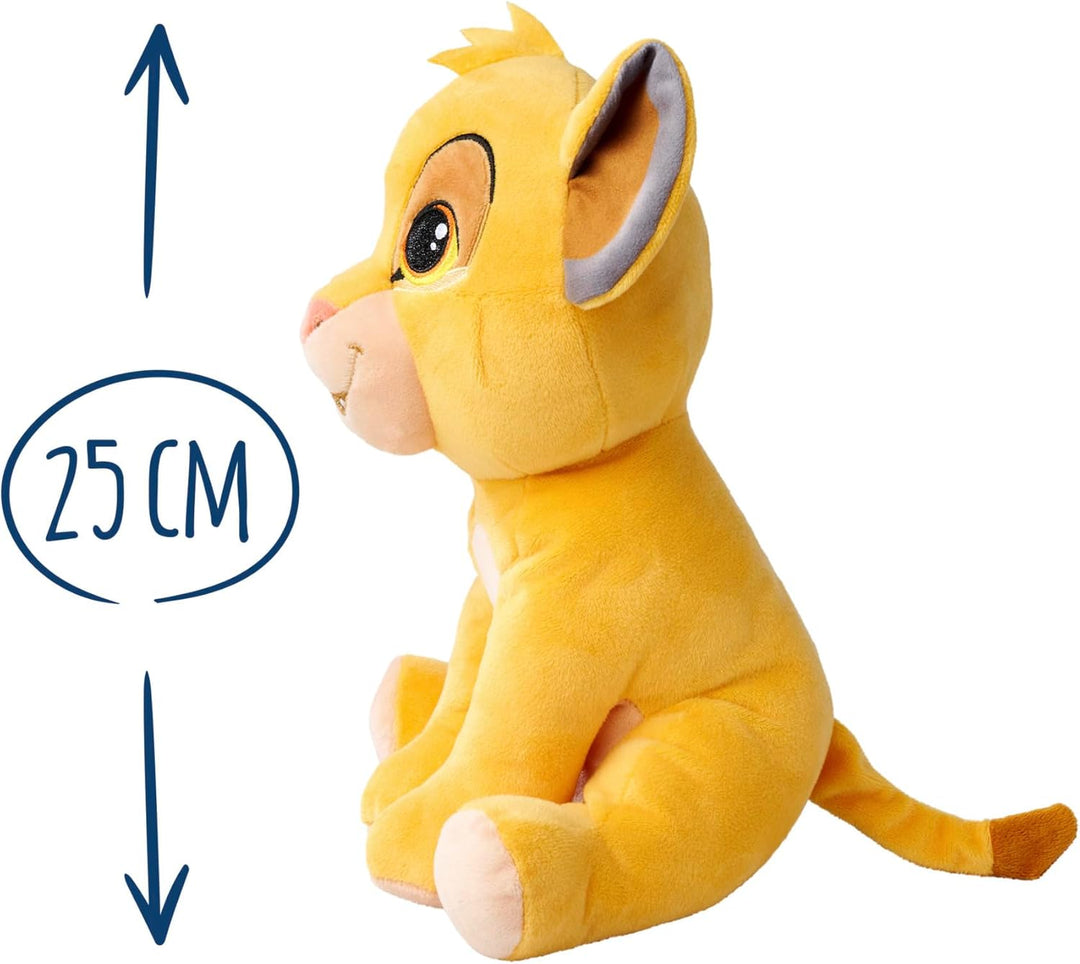Simba Disney Lion King, 30 Jahre König der Löwen, 25cm Plüschtier, ab den ersten Lebensmonaten geeig