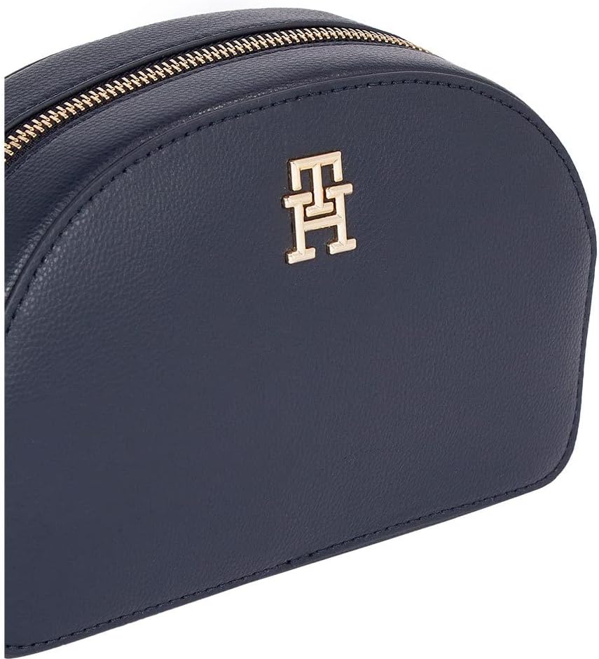 Tommy Hilfiger Damen Tommy Life Half Moon Kameratasche Crossovers Space Blue, Space Blue