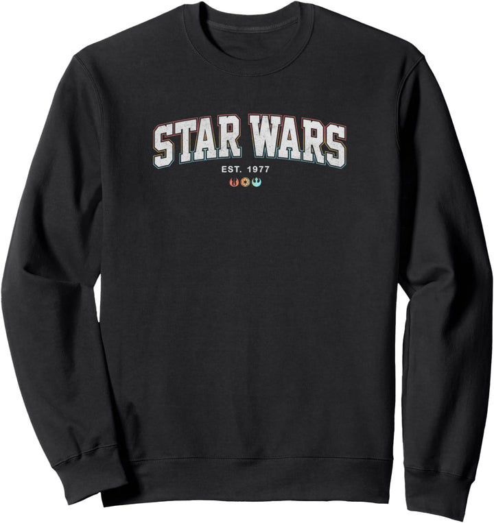 Star Wars Rainbow Outline Simple Star Wars Logo Sweatshirt