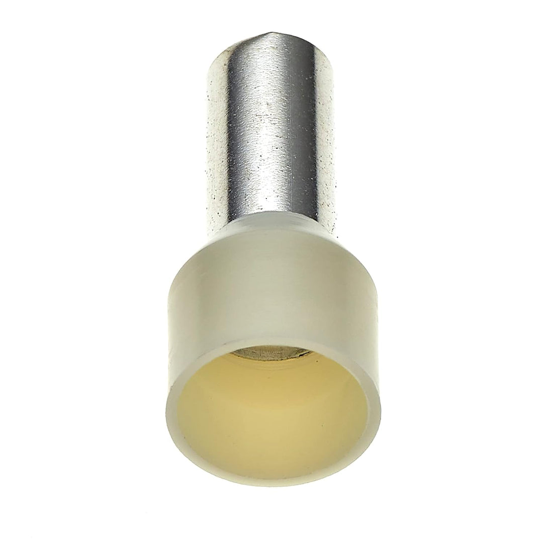 Isolierte Aderendhülse, 12X16mm, 100 Stück - Isolierter Aderendhülsenstift, Französischer Elfenbeinf