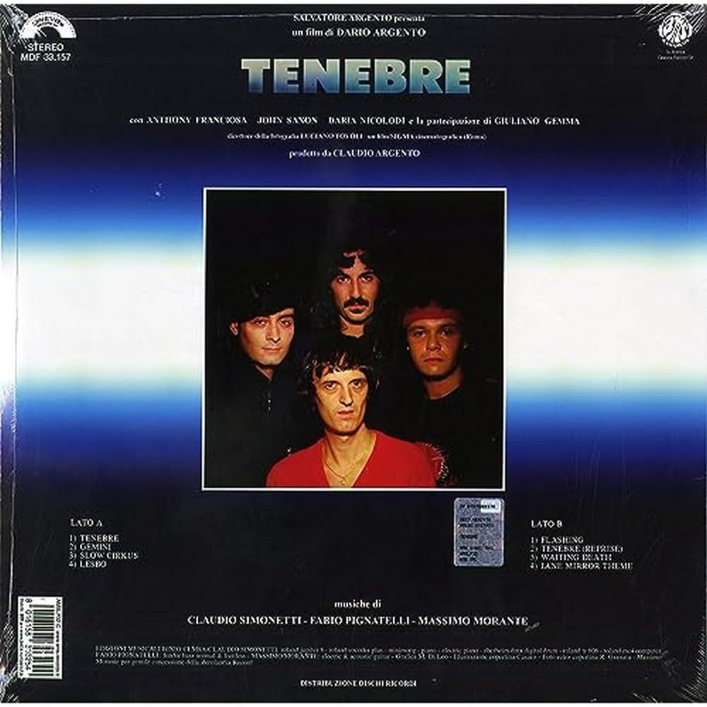 Tenebrae (Original Soundtrack), Vinyl