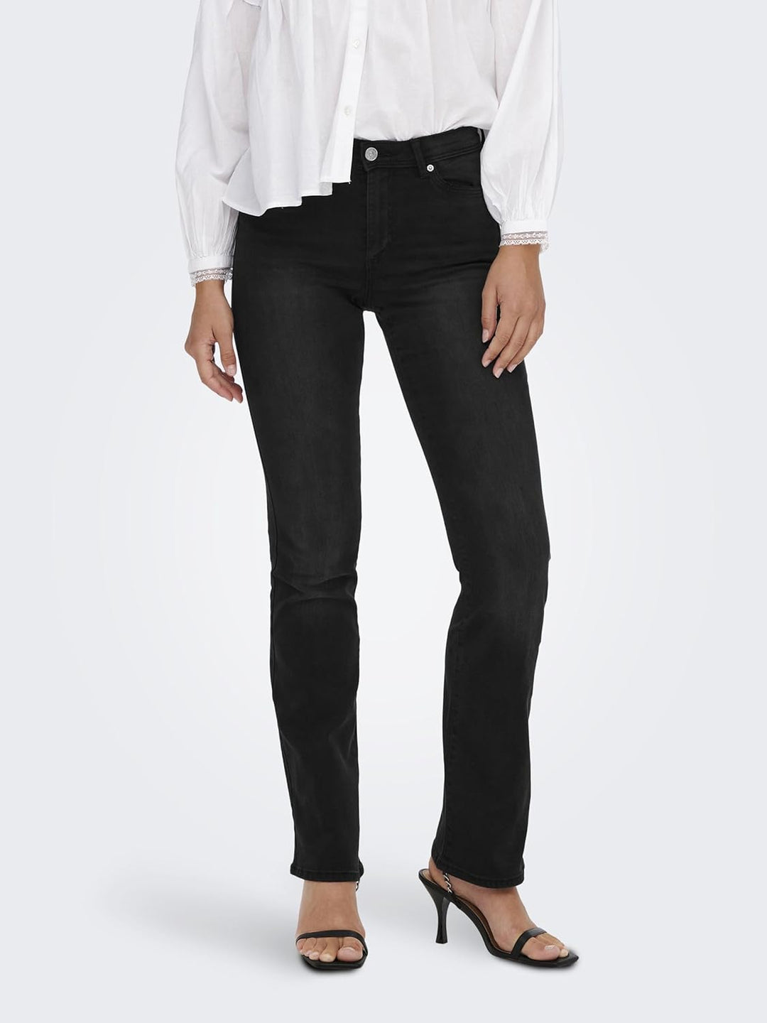 ONLY Female Flared fit Jeans ONLWAUW Hohe Taille Ausgestellt Jeans, XS / 30L
