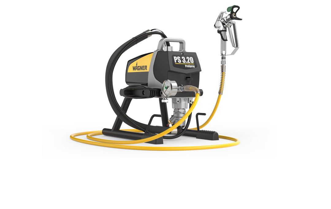WAGNER Kolbenpumpe ProSpray 3.20 – für Airless-Einsteiger-Max, Fördermenge 2,0 l-min, HD-Schlauch DN