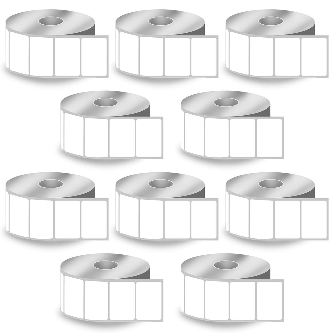 BETCKEY - 38mm x 25mm(1,5 in x 1 in) Perforierte Alle Zwecke/Adresse Thermoetiketten Kompatibel mit