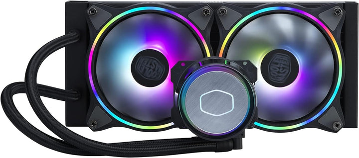 Cooler Master MasterLiquid ML240 Illusion CPU-Flüssigkeitskühler – AIO-Wasserkühlungssystem, Pumpe d
