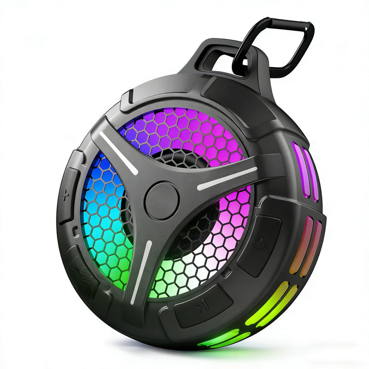 Ortizan Dusche Bluetooth Lautsprecher, Lautsprecher Dusche Bluetooth 5.3, IPX7 Wasserdicht 20H Stere
