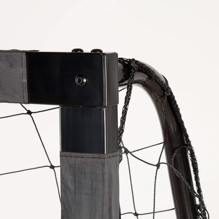 AKTIVE 54307 Fussballtor aus Stahl, Gestell abnehmbar, einfach zu montieren, 300 x 90 x 160 cm, mit