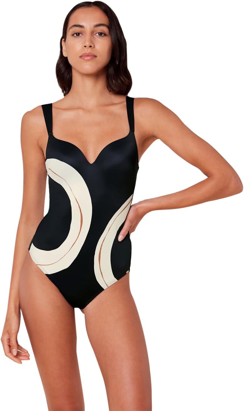 Triumph Damen Badeanzug 38 / E Black Combination, 38 / E Black Combination