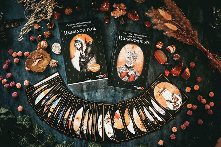 Runenorakel: 24 Runenkarten mit Buch (Runen Orakel Deutsch), Gebundenes Buch