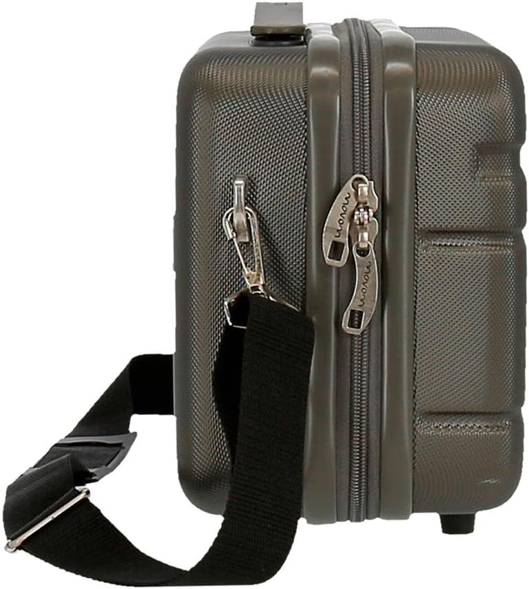 Movom Galaxy Kulturbeutel, anpassbar, mit Umhängetasche, Schwarz, 29 x 21 x 15 cm, starr, ABS 9,14 l