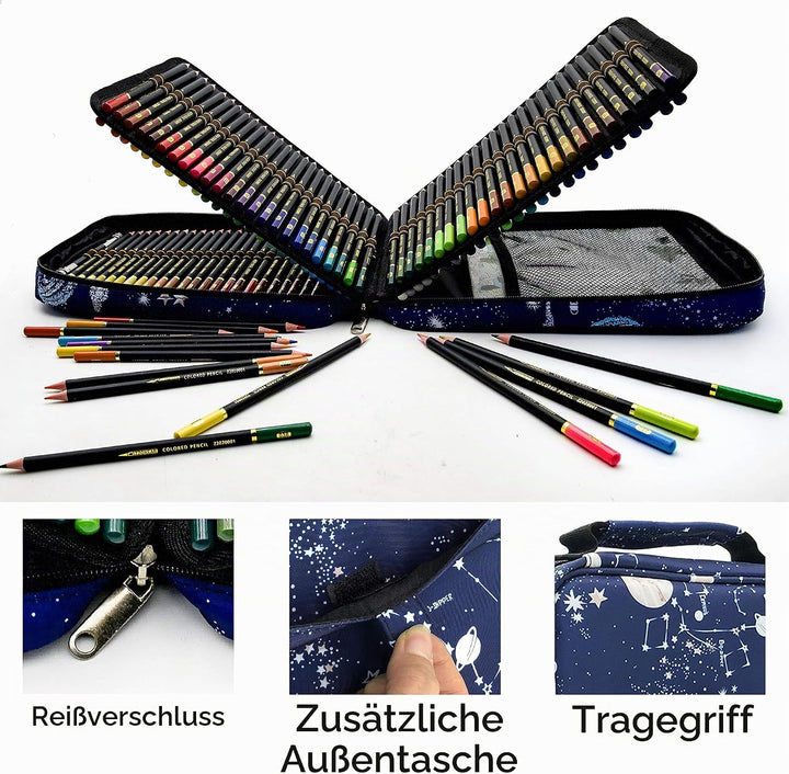 YJYHART 120 Buntstifte Set，Bleistifte Set Zeichenset für Skizzieren und Zeichnen-Zeichenstifte für P