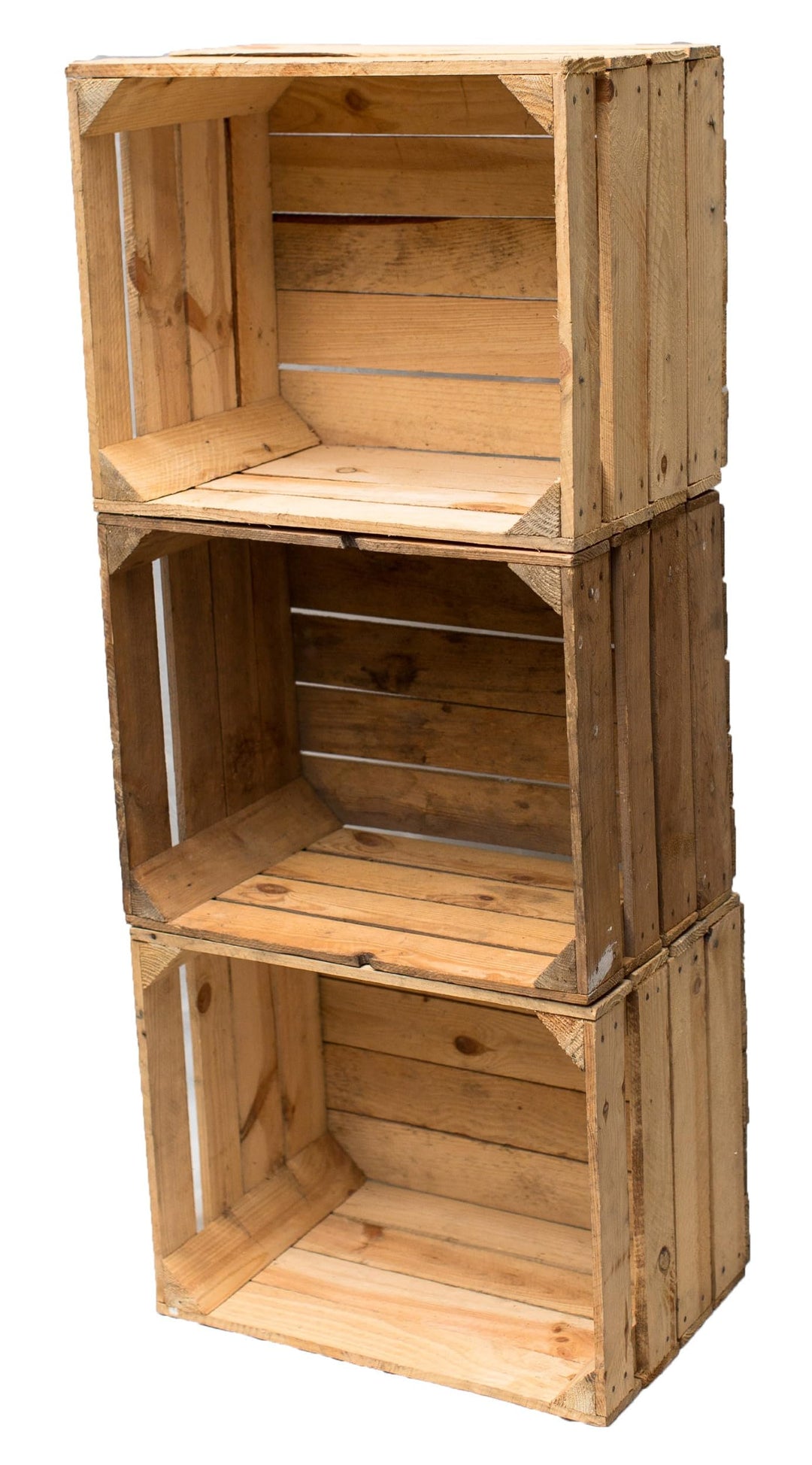 Teramico Holzkisten im Set Angebot: Originale Vintage Obstkisten zum Möbelbau od. als Dekoration, se