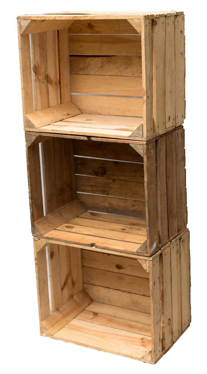 Teramico Holzkisten im Set Angebot: Originale Vintage Obstkisten zum Möbelbau od. als Dekoration, se
