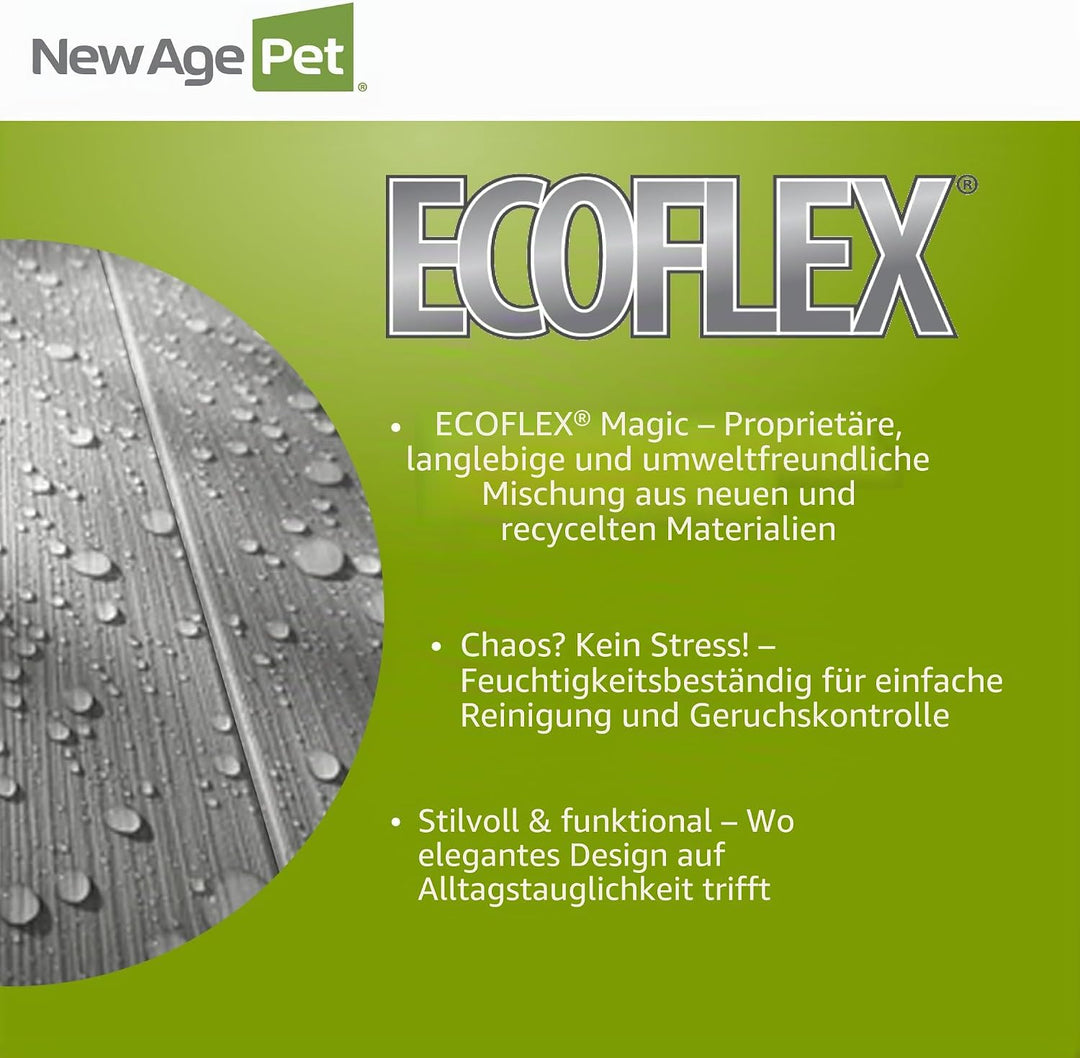 EcoFlex Haustier-Kiste/Ende Tisch Antique White L 47 x B 46 x H 56 cm, Antique White L 47 x B 46 x H