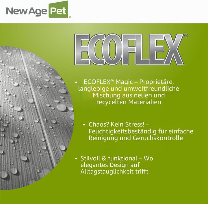EcoFlex Haustier-Kiste/Ende Tisch Antique White L 47 x B 46 x H 56 cm, Antique White L 47 x B 46 x H