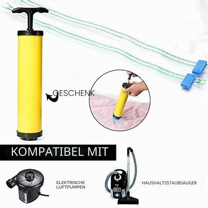 4 Paket Vakuumbeutel Aufbewahrungsbeutel Reise 2XL(120 x 80 cm)+2L(100 x 700 cm) Aufbewahrungsbeutel