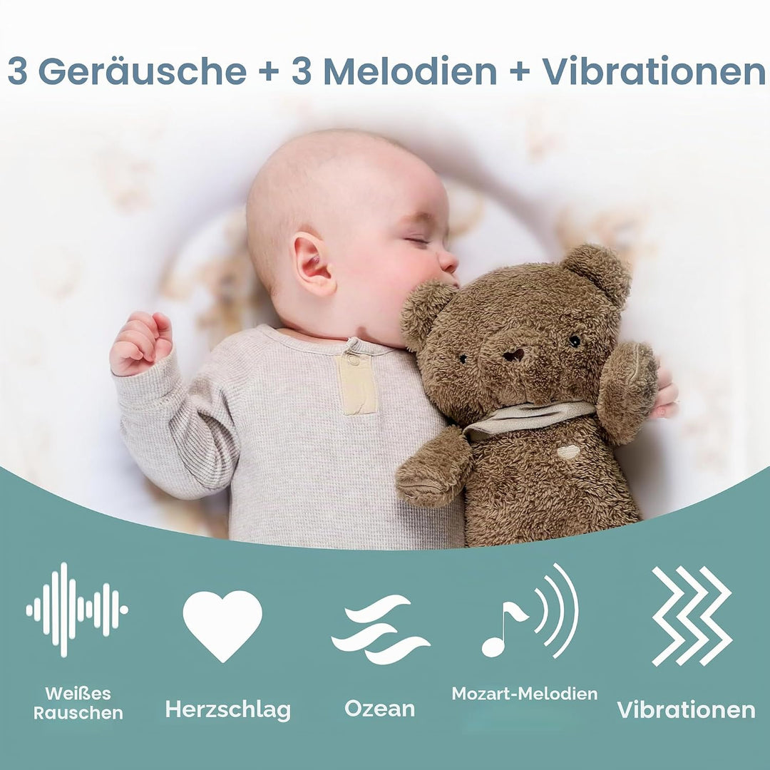 myHummy Bear braun Schlafbär mit App — weisses Rauschen &amp; Entspannung