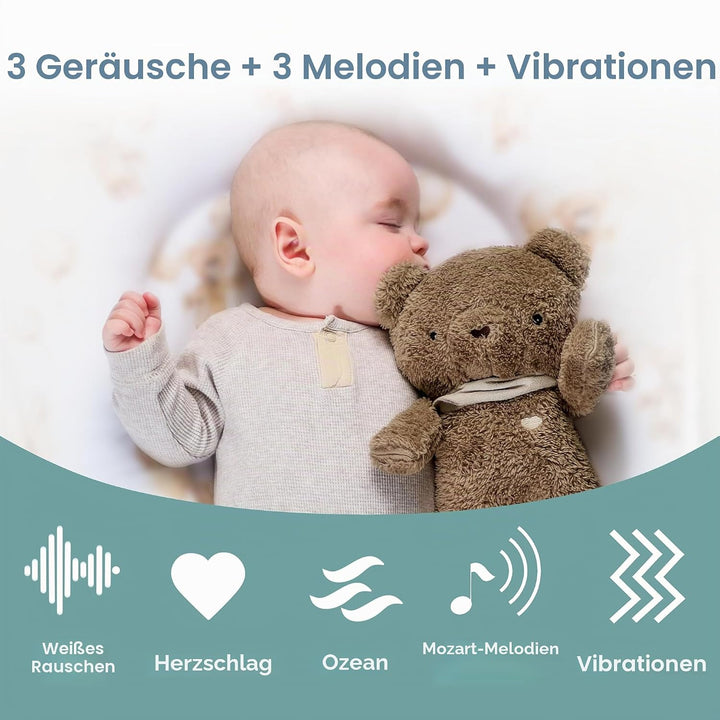 myHummy Bear braun Schlafbär mit App — weisses Rauschen &amp; Entspannung