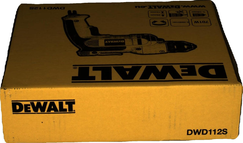 DeWalt DWD112S-QS DWD112S Bohrmaschine 701Watt 10mm, 701 W, 230 V