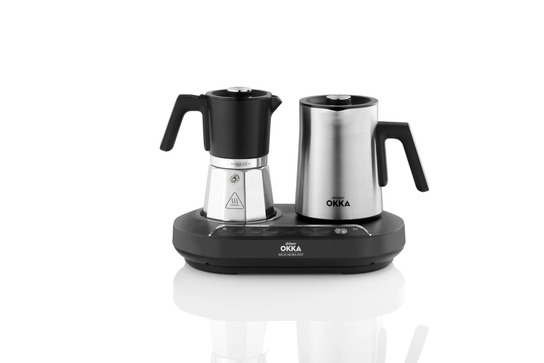 Arzum Okka Rich Moka Pot Kafeemaschine Espressokocher Mokkakanne Türkischer Kaffeekocher