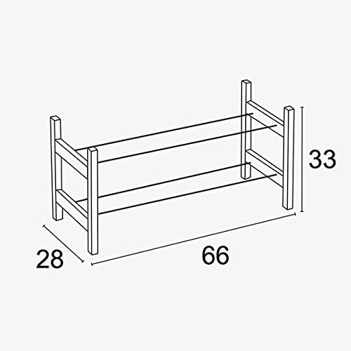ARREDAMENTI ITALIA TODY'S Schuhregal, Holz - 6 Paar Schuhe - Modular - Kirsche Finish